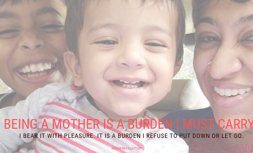 mother and children happy image